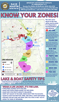 Lake Houston Safety Plan Zone Map