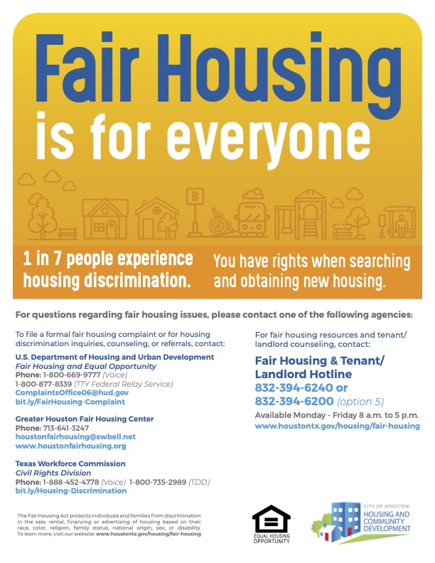 Fair Housing Complaints Poster