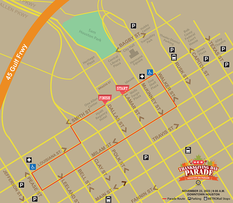 Thanksgiving Day Parade 2023 Route Map