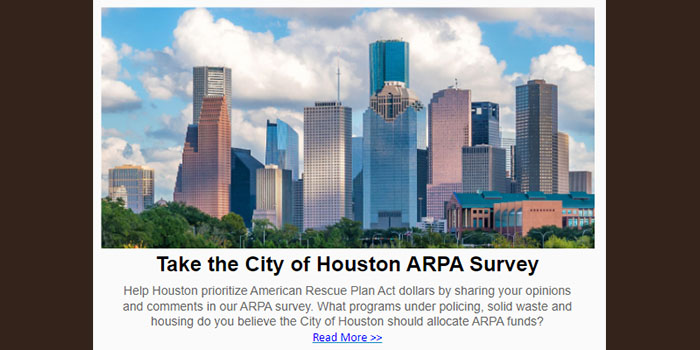 Take the ARPA Survey