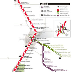 Full Light Rail Lines Map