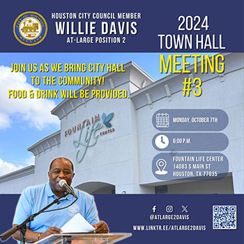 Town Hall Meeting, October 7