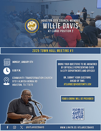 Town Hall Meeting, January 6