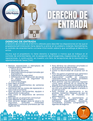 Right to Enter - Spanish
