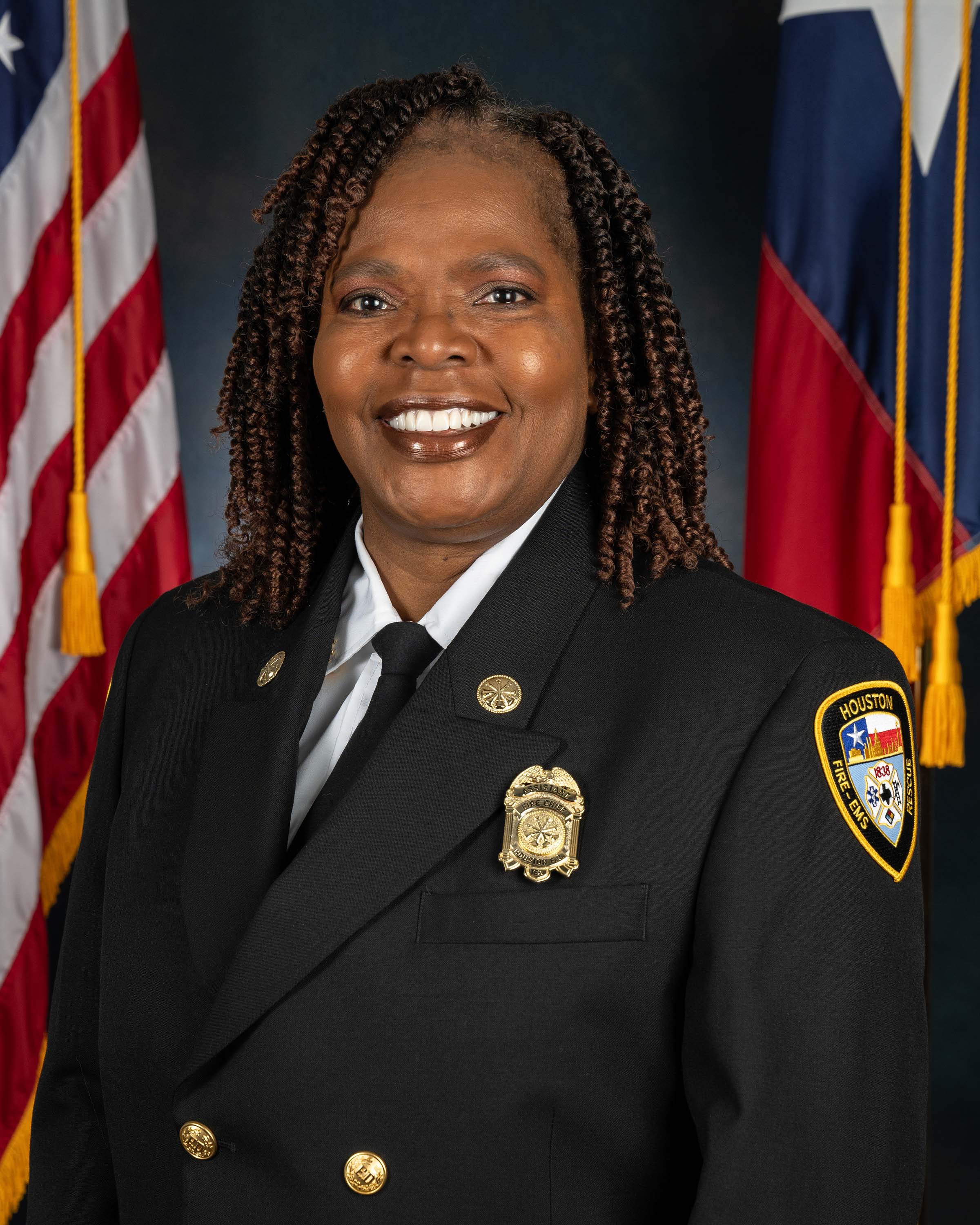 HFD Assistant Chief and Fire Marshal Marion Spann