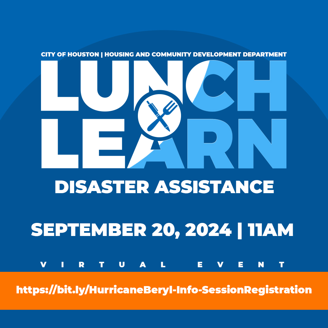 Lunch and Learn - Disaster Assistance Banner