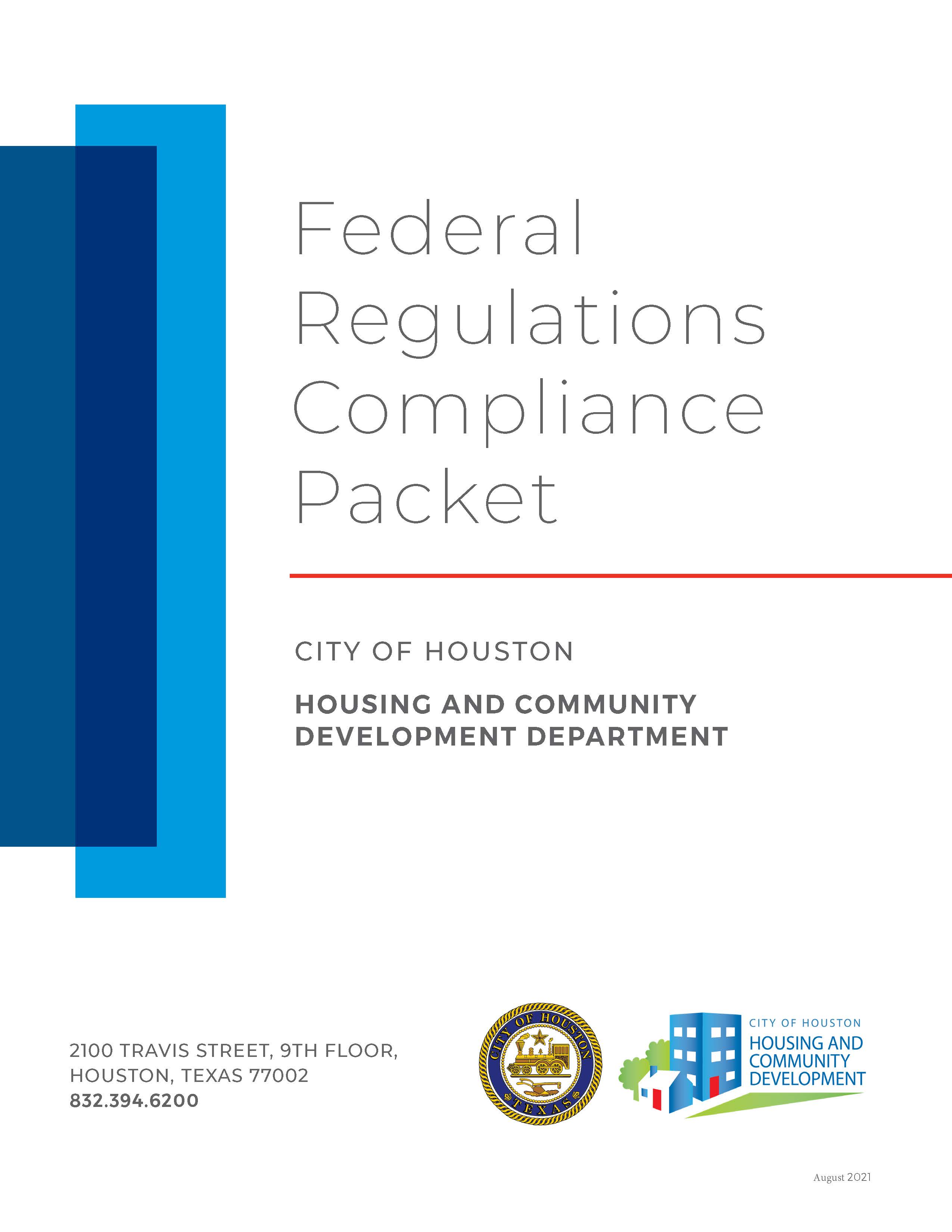 Federal Regulations Compliance Packet