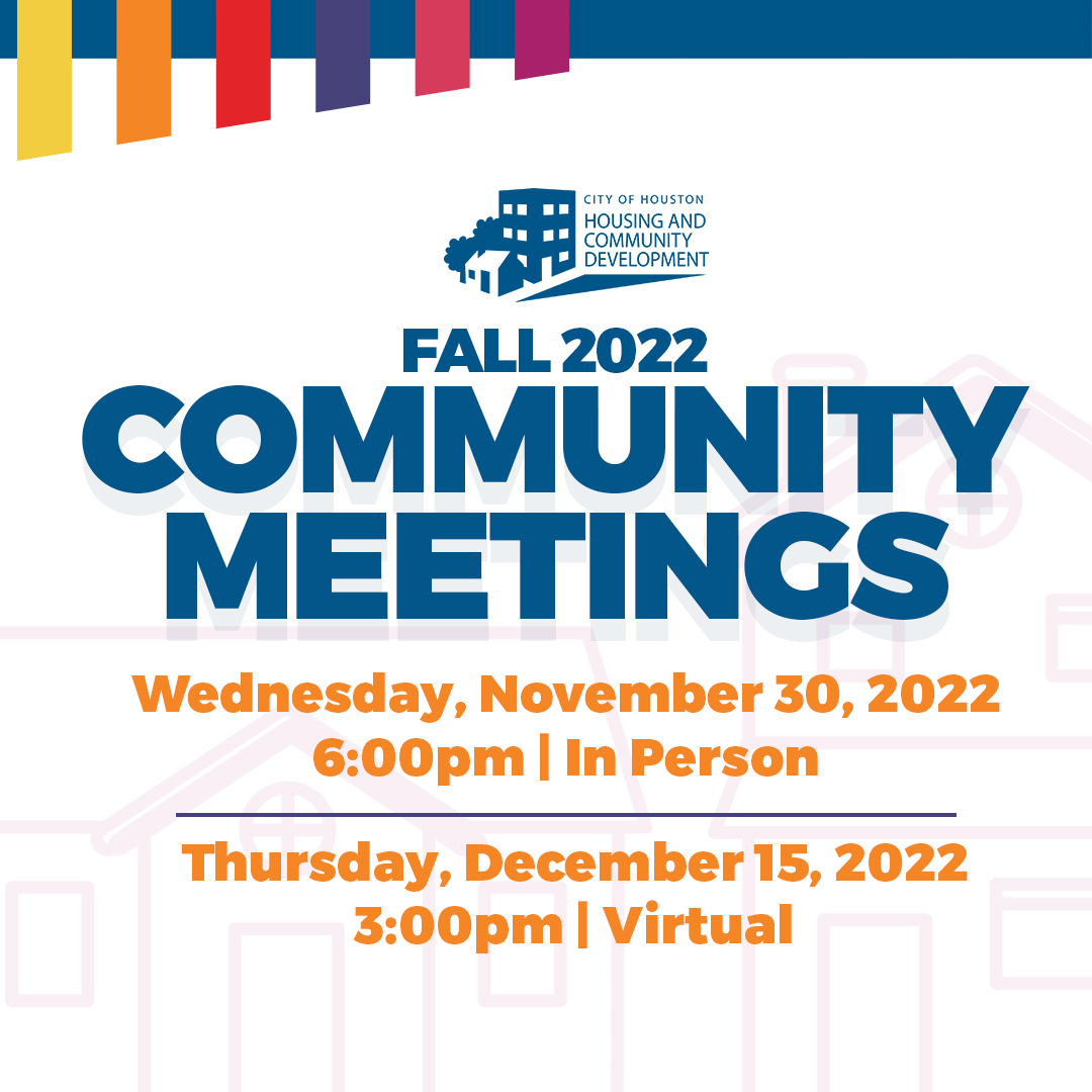 Fall 2022 Virtual Community Meeting