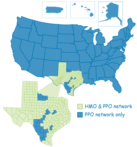 hmo ppo map