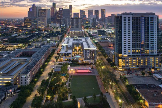 Discovery Green Aerial View