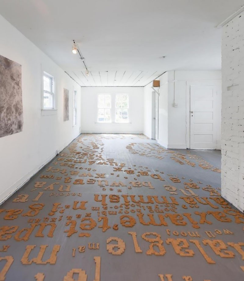 An installation by artist JD Pluecker