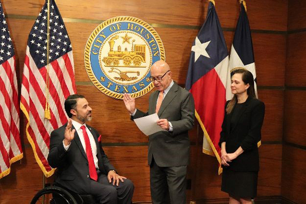 Angel Ponce Sworn In