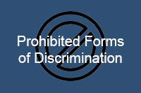 Prohibited Forms of Discrimination