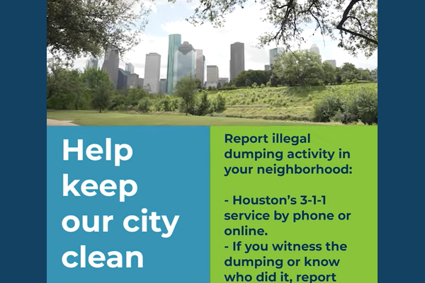 Report illegal dumping activity in your neighborhood