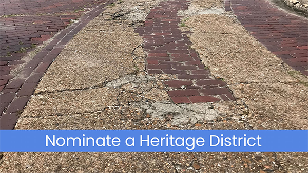 Heritage District Brick Streets