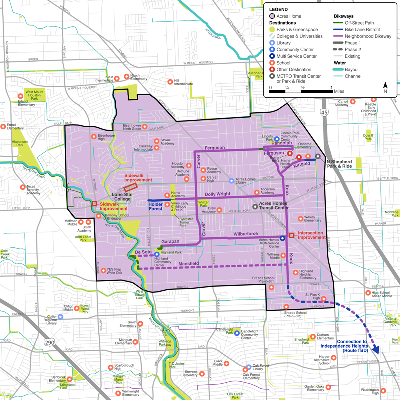 Phase 2 Bikeway Network