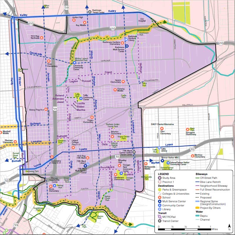 Regional Bikeway Corridors Map