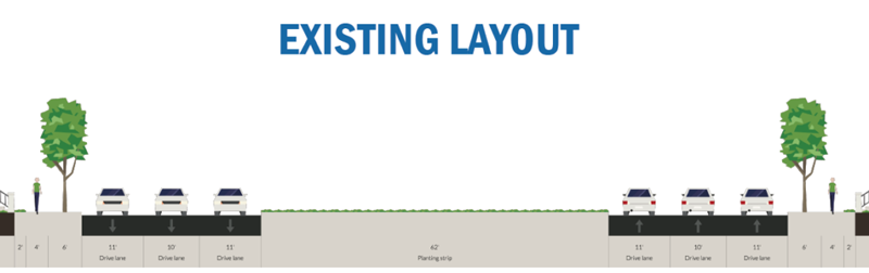 Existing Layout Kelley Street