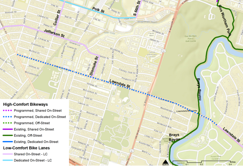 Lawdale Street Route Map