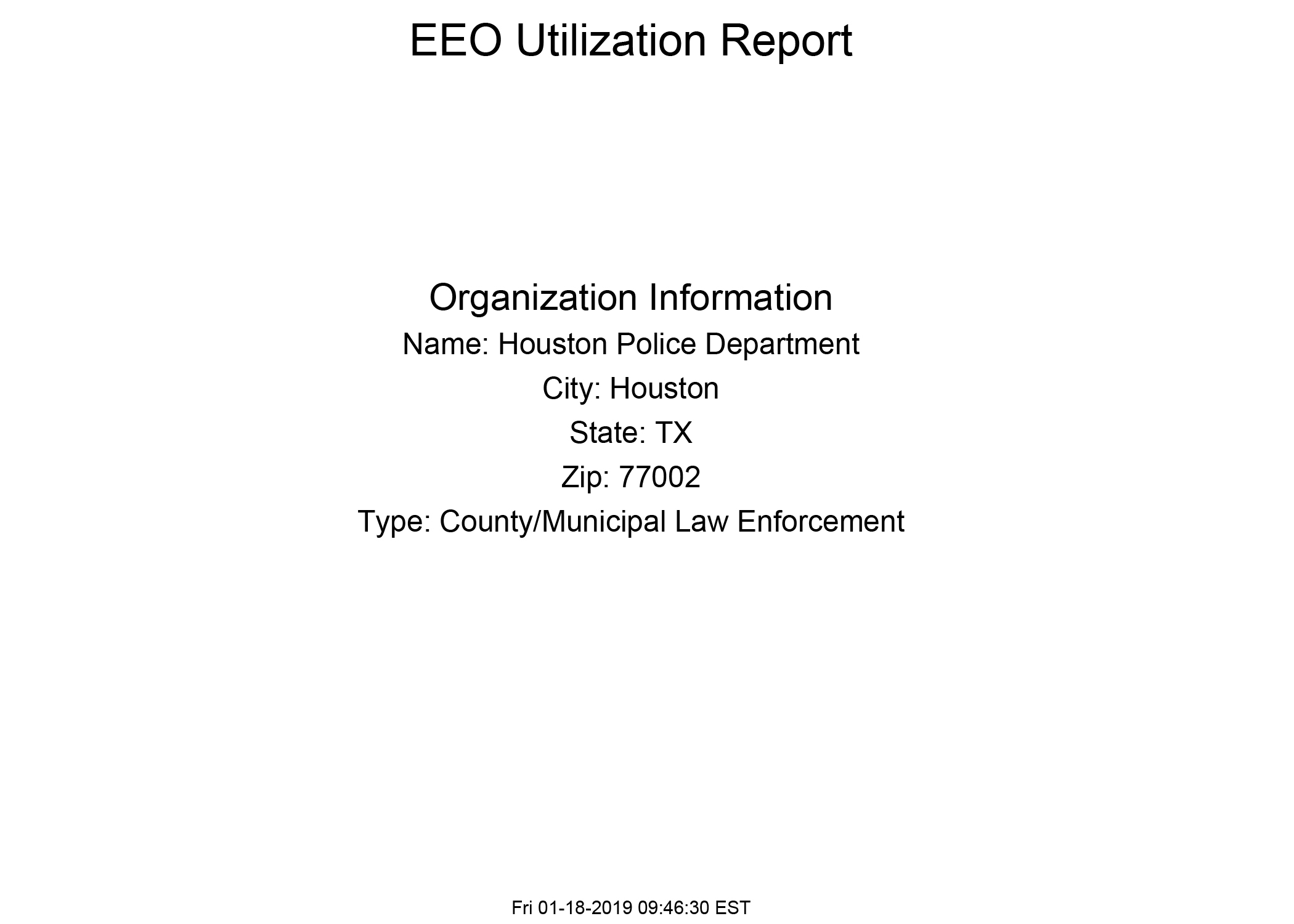 EEOP Utilization Report