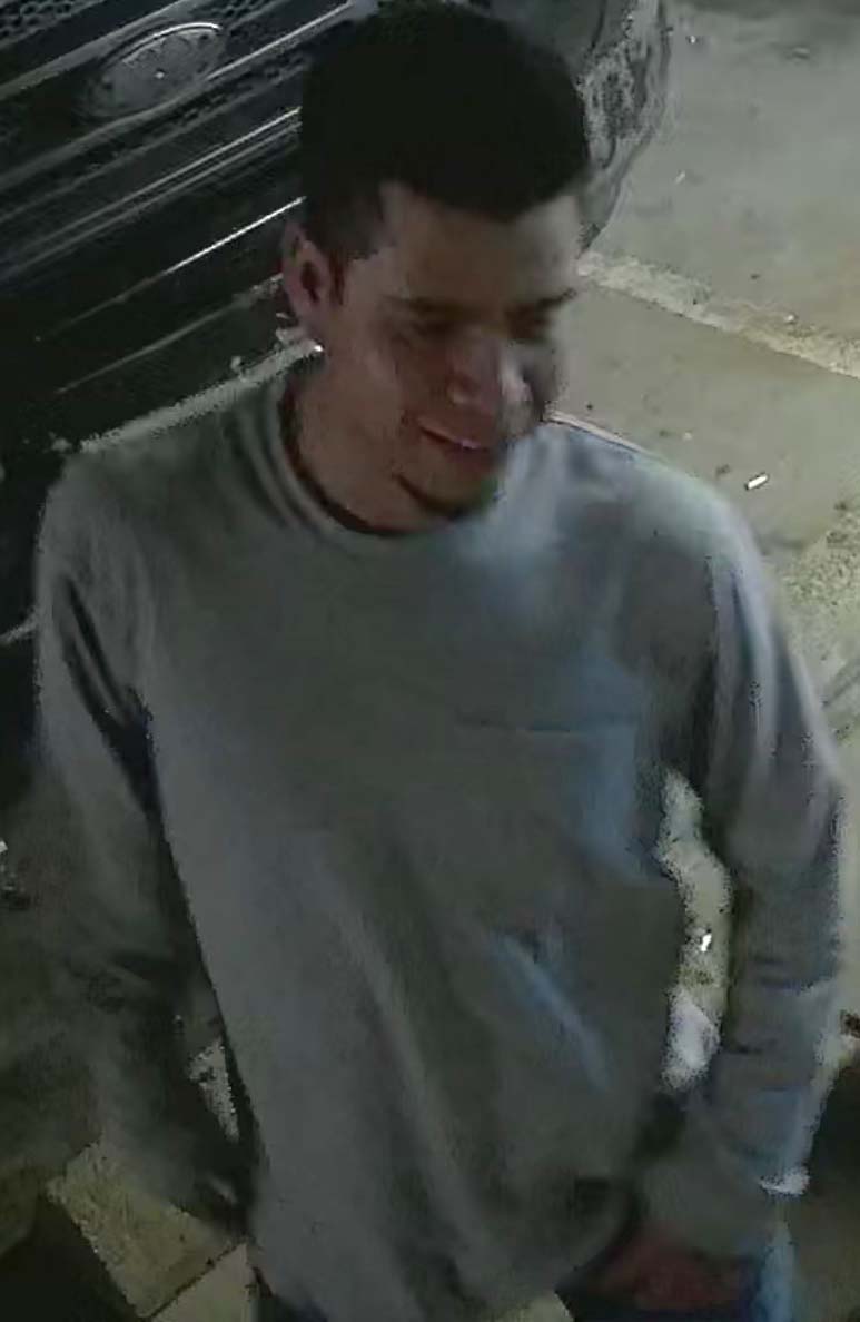 person of interest: Unknown Hispanic male